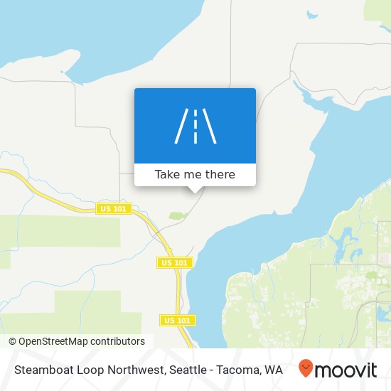 Steamboat Loop Northwest map