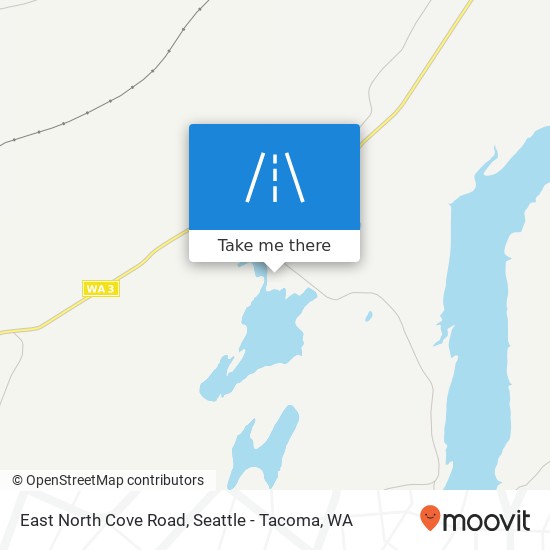 East North Cove Road map