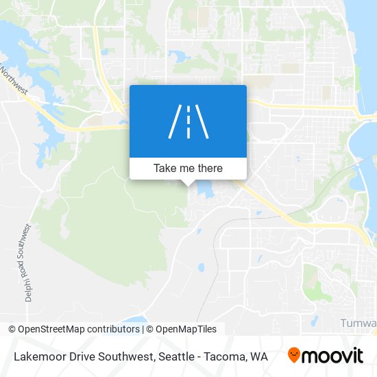 Lakemoor Drive Southwest map