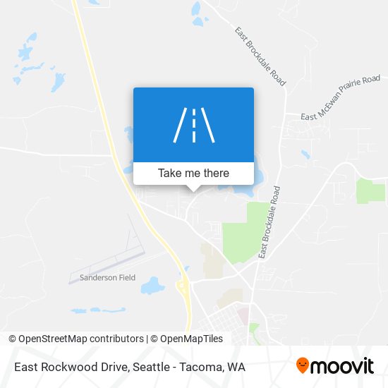East Rockwood Drive map