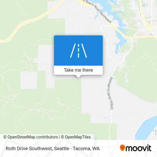 Roth Drive Southwest map