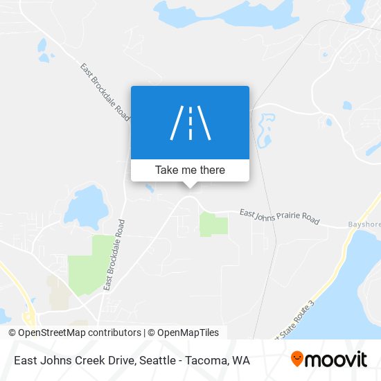 East Johns Creek Drive map