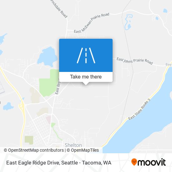 Mapa de East Eagle Ridge Drive