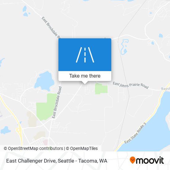 East Challenger Drive map