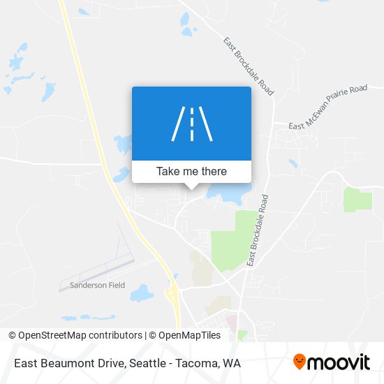 Mapa de East Beaumont Drive