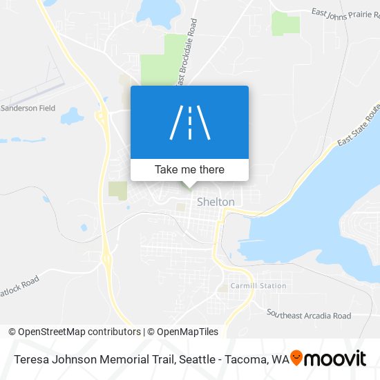 Teresa Johnson Memorial Trail map