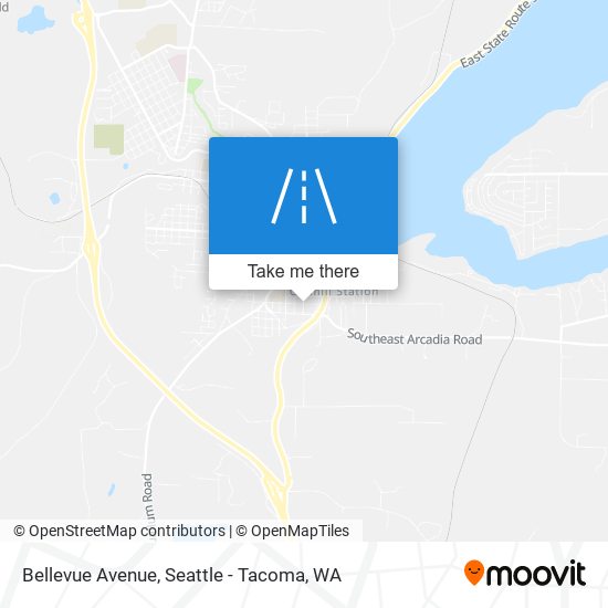 Bellevue Avenue map