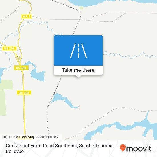 Cook Plant Farm Road Southeast map