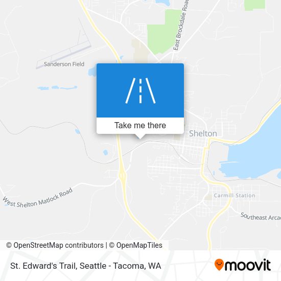 St. Edward's Trail map