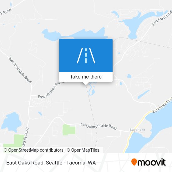 East Oaks Road map