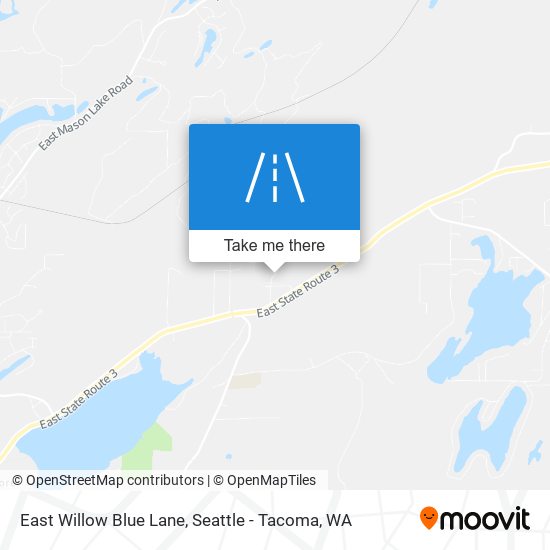 Mapa de East Willow Blue Lane