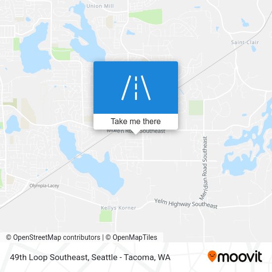 49th Loop Southeast map