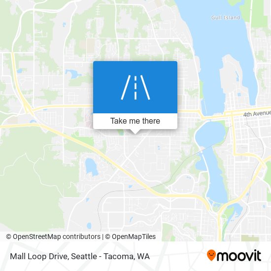 Mall Loop Drive map