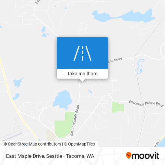 East Maple Drive map