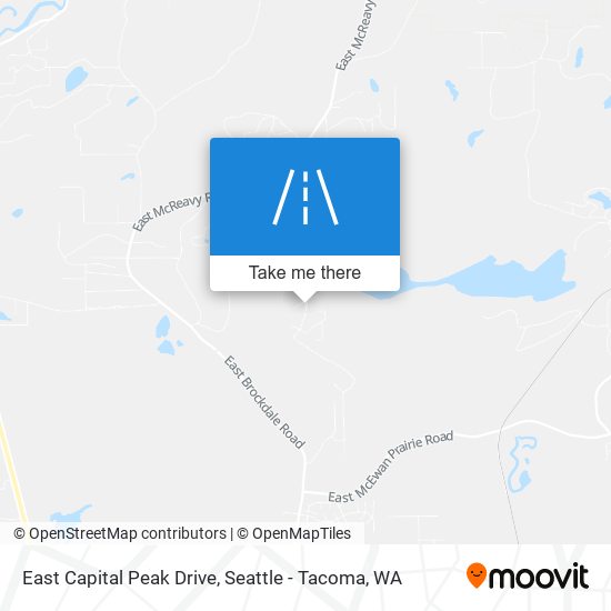 East Capital Peak Drive map