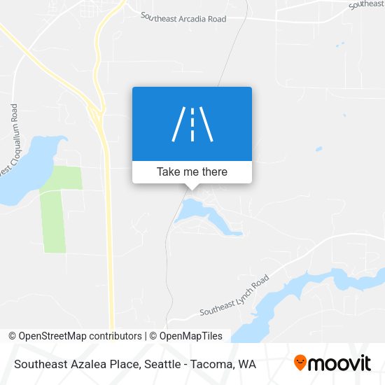 Southeast Azalea Place map