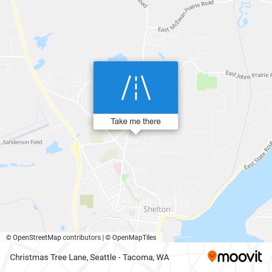 Christmas Tree Lane map