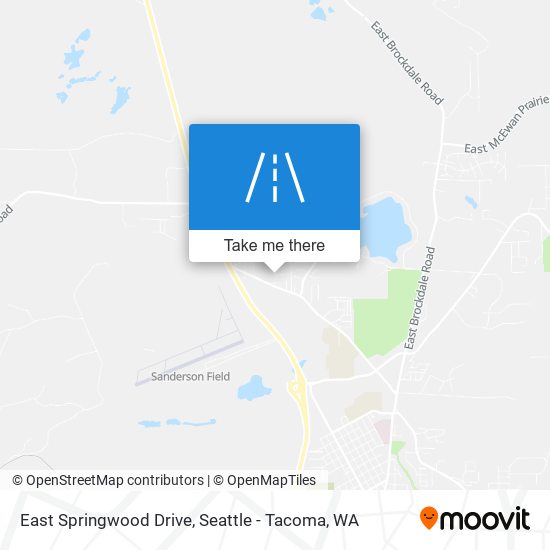 East Springwood Drive map