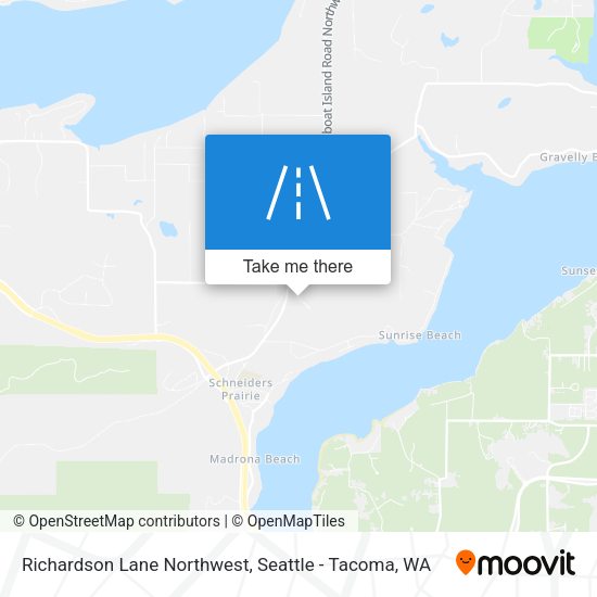 Mapa de Richardson Lane Northwest