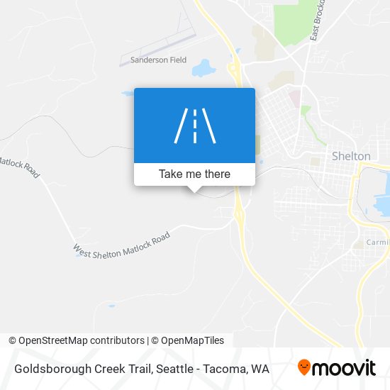 Mapa de Goldsborough Creek Trail