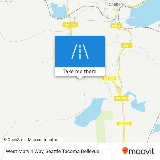 West Marvin Way map