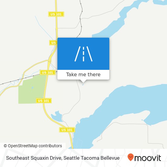 Southeast Squaxin Drive map
