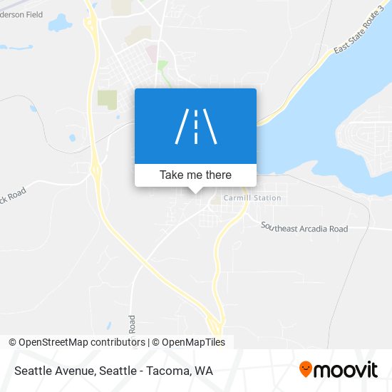Mapa de Seattle Avenue