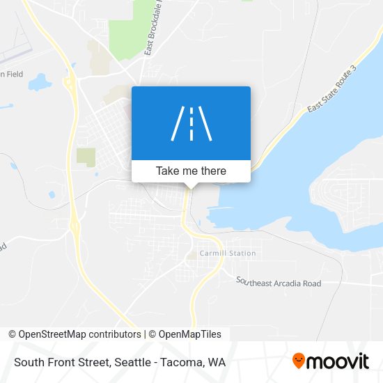 South Front Street map