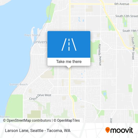 Mapa de Larson Lane