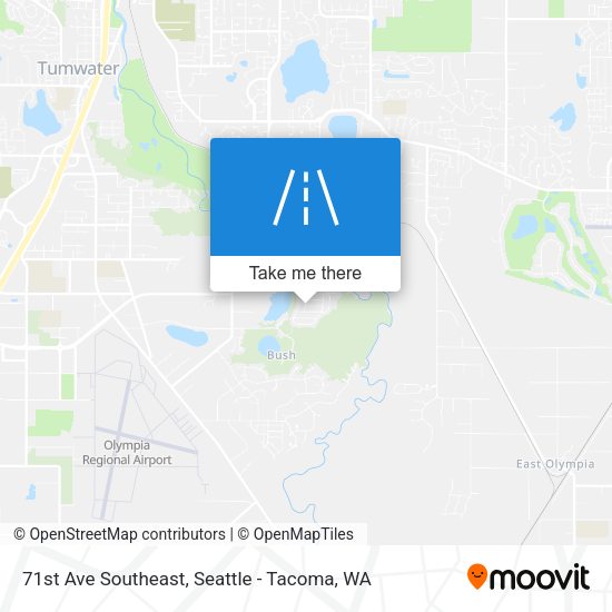 71st Ave Southeast map