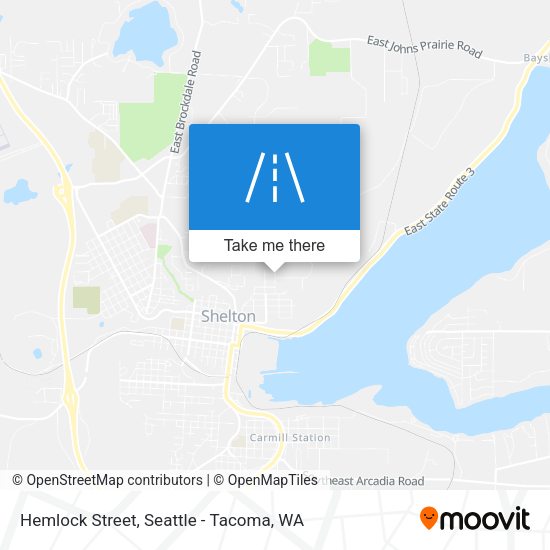 Hemlock Street map