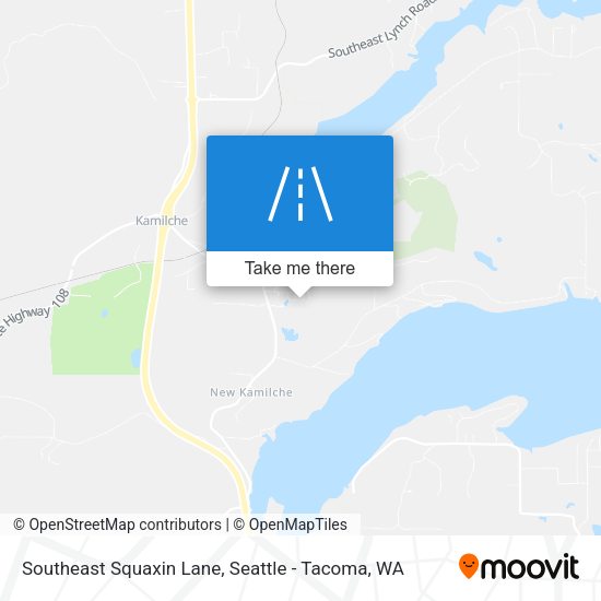 Mapa de Southeast Squaxin Lane