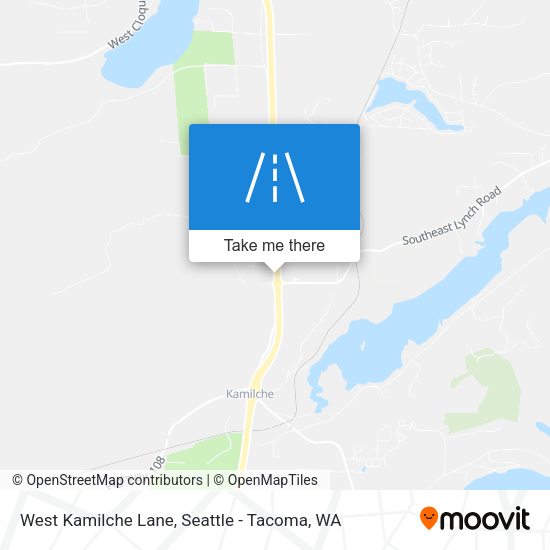 West Kamilche Lane map