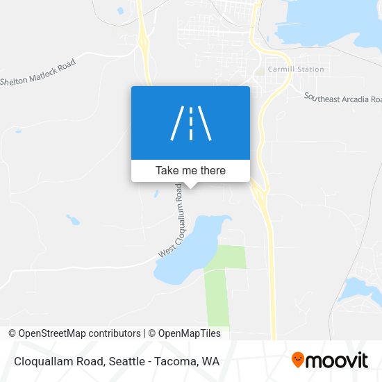 Cloquallam Road map