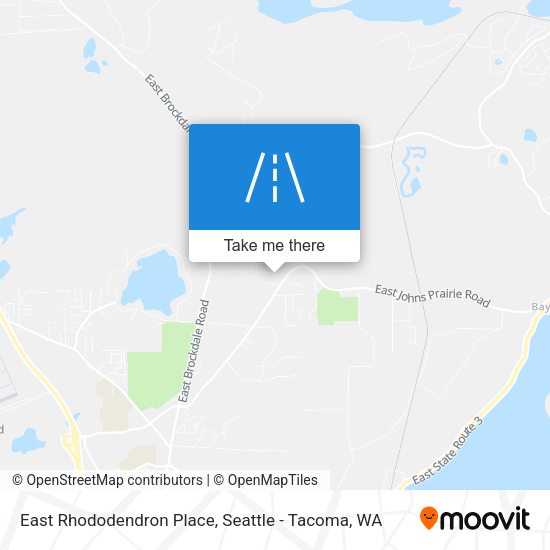 East Rhododendron Place map