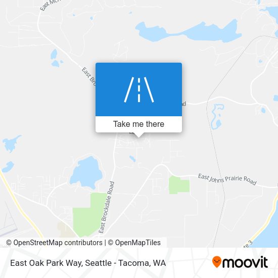 East Oak Park Way map