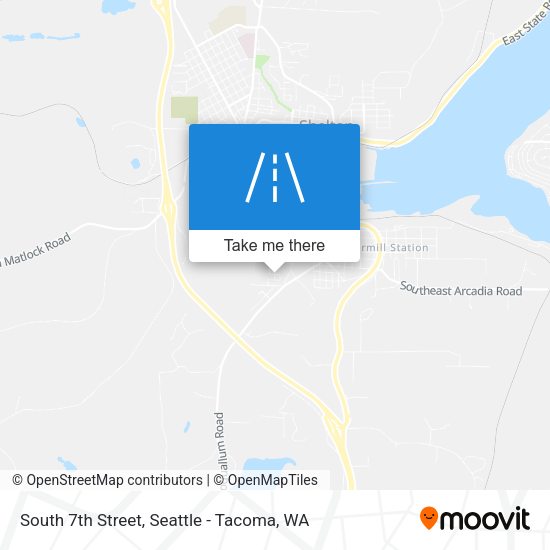 Mapa de South 7th Street