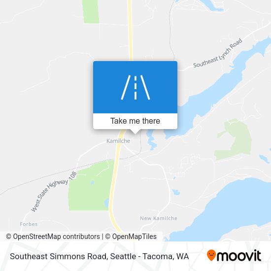 Mapa de Southeast Simmons Road