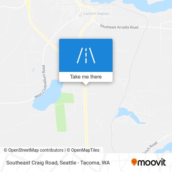 Southeast Craig Road map