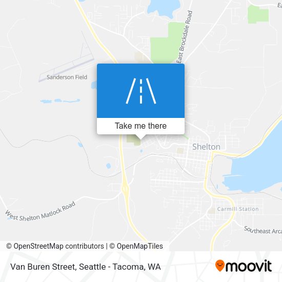 Van Buren Street map