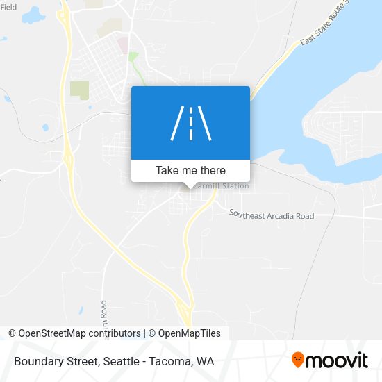 Boundary Street map