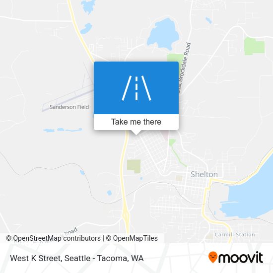 West K Street map