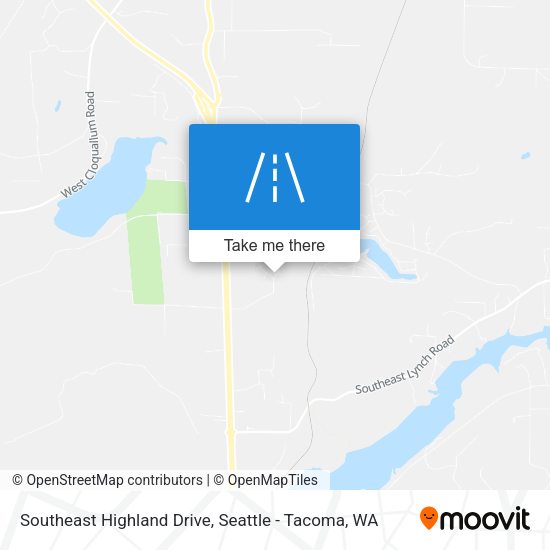Mapa de Southeast Highland Drive