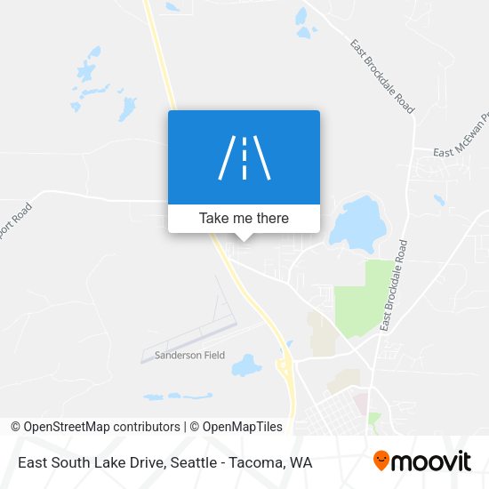 Mapa de East South Lake Drive