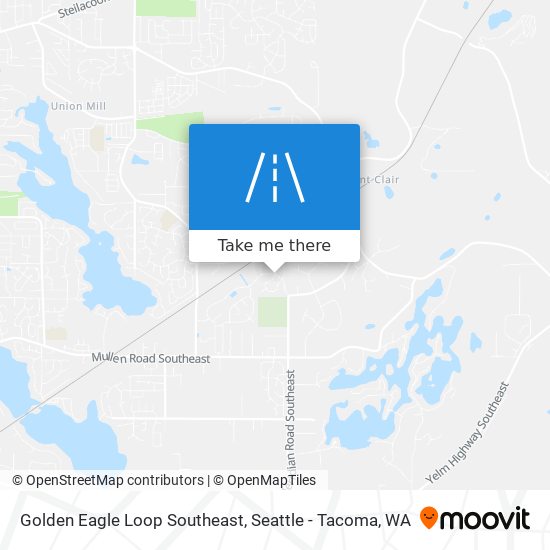 Golden Eagle Loop Southeast map