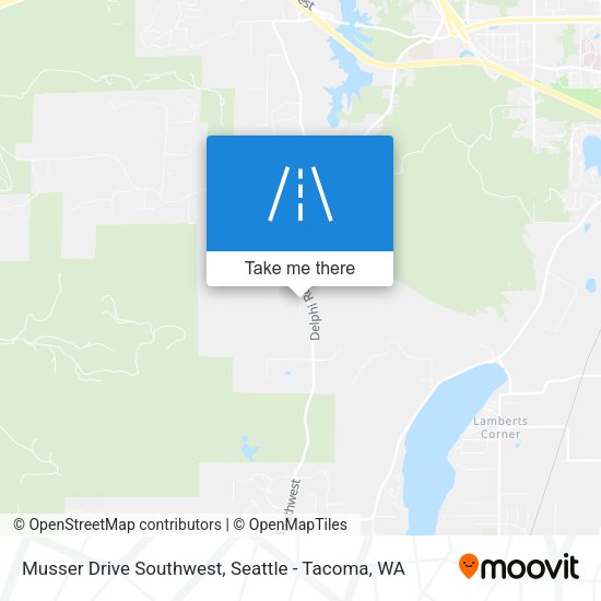 Musser Drive Southwest map