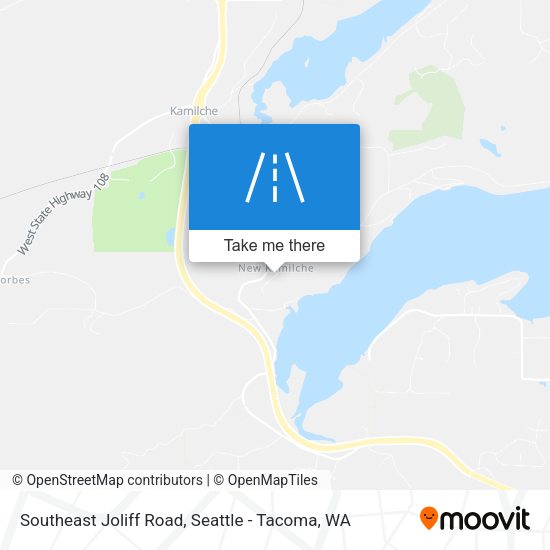 Southeast Joliff Road map