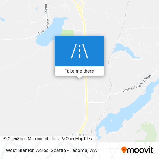West Blanton Acres map