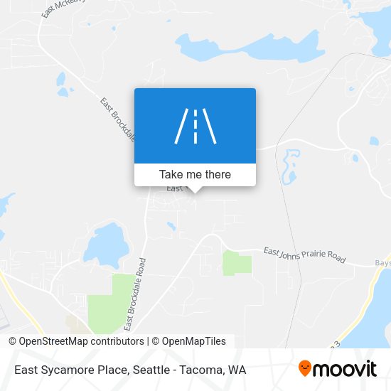 East Sycamore Place map