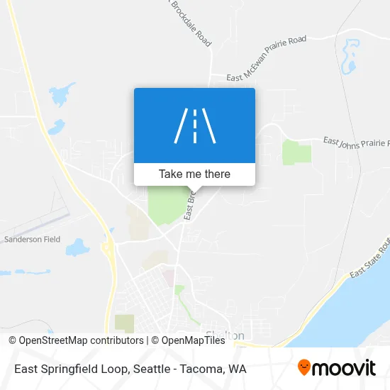 East Springfield Loop map